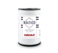 Circulo - Nautico Filato, Premium Waterproof Cord 5 mm 100% Polipropilene, 227 m, 499 g, grosso, speciale per accessori moda, borse e decorazioni in uncinetto e macramè (8001 - bianco)