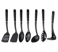 Circulon 61243 - Momentum - Set di 7 Utensili da Cucina - Resistente al Calore - Manico Comfort - Nylon - Set di 7 - Nero