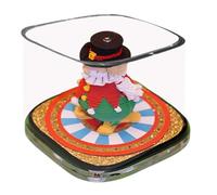 Circus Calendar-3D Planner con statuetta da circo realizzata in carta strappata organizer funzionale | Strumento creativo per la pianificazione quotidiana di lezioni di casa, aule, cucina, ufficio e