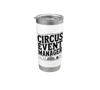 Circus Event Manager: Maestro del divertimento e dell'eccitazione Bicchiere termico in acciaio inox doppia parete