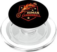 Circus Human Cannonball Divertente Circo per bambini PopSockets PopGrip per MagSafe