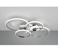 CIRES PLAFONIERA LED 27W 3400lm, 4000K CROMATA CON DIFFUSORE EFFETTO CRISTALLO E DIMMERAZIONE INTENSITA' CON INTERRUTTORE L. 66CM