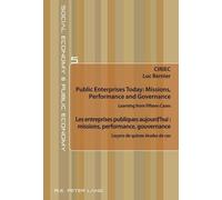 CIRIEC Public Enterprises Today: Missions, Performance and Governanc (Tascabile)