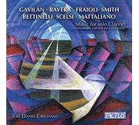 Music For Solo Clarinet Between 20Th & 21St Century: Gavilan, R... (Audio Cd)