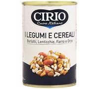 Cirio - Legumi e Cereali, Borlotti, Lenticchie, Farro e Orzo - 4 pezzi da 410 g [1640 g]