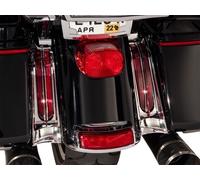 Ciro Illuminato LED Filler Pannello Rosso/Cromo Harley Ultra Classico Road King