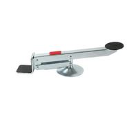 Cirraorive Door Installation Aid Strumento Regolazione Porta Leva Sollevamento Basamento Antiscivolo Impugnatura Lunga Materiale, Argento, Piedino Alza Porta Colore Originale - Guarnizione Rossa