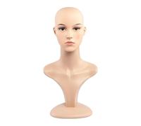 Cirraorive Espositore Realistico a Busto di Testa Femminile con Spalle per L'organizzazione di Accessori per Il Trucco in Negozi, Saloni, Centri, Style B
