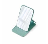 Cirraorive Specchio da Trucco Pieghevole con Protezione in Pelle PU con Riflesso Chiaro per Uso Domestico E da