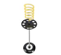Cirraorive Supporto per Asciugacapelli Porta Phon Portasciugacapelli da Vassoio Superiore per Accessori E Supporto a Spirale Base Rotonda Pesante Senza Fissaggi , Giallo