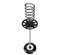 Cirraorive Supporto per Asciugacapelli Porta Phon Portasciugacapelli da Vassoio Superiore per Accessori E Supporto a Spirale Base Rotonda Pesante Senza Fissaggi , Nero