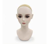 Cirraorive Testa Manichino Donna Testa Espositiva Busto Manichino Supporto Parrucche Espositori Cappelli Pvc Durevole con Bordo Arrotondato Ferma Parrucca Adatta per Negozi Accessori Mostre