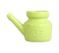 Cirraorive Vaso Da Viaggio in Ceramica, Portatile, Manico Comodo, Vaso per La Pulizia Nasale per Il Lavaggio Del Naso, VERDE