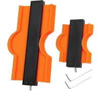 CIRULLI 2 pezzi Replicatore di contorno 25 cm + 12 cm con dispositivo di fissaggio, Set regalo di Natale per papà, regali per artigiani,Profilometro Attrezzi per posa di pavimenti in laminato