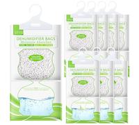 CIRULLI Deumidificatore armadio Confezione da 8 - Assorbiumidità, Granuli deumidificatori per Eliminare Umidità e Cattivi Odori da Armadi, Camere da Letto, Anti umidità per casa