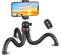 CIRYCASE 2026 Treppiede Smartphone 3 in 1 da Viaggi Flessibile Mini Octopus | Telecomando Bluetooth Wireless, 360° Rotabile & Portatile Cavalletto Cellulare/Fotocamera, Stabilizzatori Tripod Video/Selfie