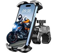 CIRYCASE Porta Cellulare Moto e Bici con Morsetto Impieghi Gravosi, Supporto Tel