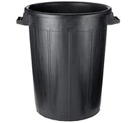 Ics bidone per immondizia sovrapponibile col. nero lt. 100 (h. cm. 66) - ICS