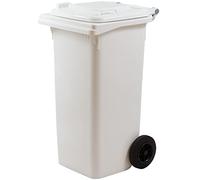 ICS BIDONE QUADRO PER DIFFERENZIATA Lt. 240 - cm.72x58x106 h col. Bianco