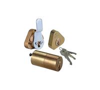 Cisa Cilindro da applicare 02139.00 00 – Doppio 50 mm Ottone lucido