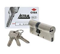 CISA 10A3S112012, Cilindro Europeo Astral S, Ottone Nichelato, 40/30 mm
