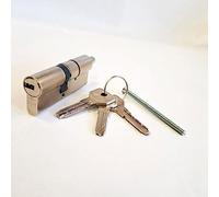 CISA 10E30219012, Cilindro Europeo Asix, Ottone Nichelato, 35/45 mm; Predisposto per Montaggio Pomolo