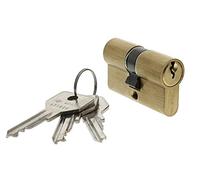 Cilindro sagomato 0g300 cisa ottone chiavi 3 camma din mm 70 35+35 Cisa
