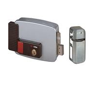 Elettroserratura per porte legno con pulsante interno 2 mandate 11670 - mm.60 dx