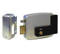 Serratura metallo applicare elettr 11921 est cisa zincata c.tondo fisso+scr e.mm