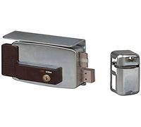 Serratura metallo applicare elettrica 11761 cisa zinc c.tondo fisso m2+scr+tett