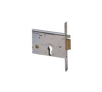 Serratura metallo infilare elettrica 14010 cisa b.q zinc f.mm 16 f.sagom+scr h.m