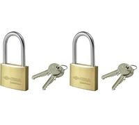CISA 121011500, Lucchetto Arco Lungo Locking Line, Ottone, 50 mm (Confezione da 2)