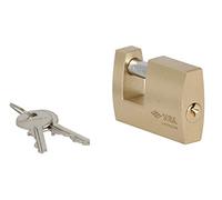 Cisa Lucchetto per serranda rettangolare Locking Line A.21610 – Ottone – 63 mm