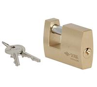 Lucchetto rettangolare in ottone 21610 - mm.90 (art.21610900) Cisa