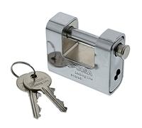 CISA 121810650, Lucchetto Incamiciato Locking Line, Camicia in Acciaio, 65 mm