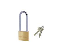 CISA 122011310, Lucchetto Arco Lungo, 30 mm, Arco in Acciaio, Corpo in Ottone