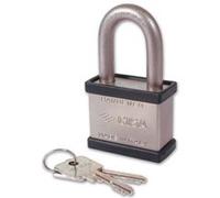 CISA 128050710, Lucchetto Antiscasso in Acciaio con Chiave LIM, 70 mm, Arco 45 mm