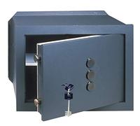 Cassaforte con chiave e combinazione '82210' cm 31 x 19 x 20 - 2 catenacci CISA