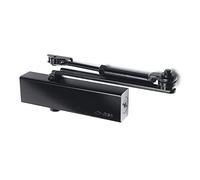 CISA 1C161103044, Chiudiporta Forza Regolabile Professional Plus 2 Con Arresto, EN 2-4, Nero, Largh. Porta Max 850-1100