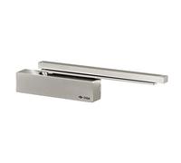 CISA 1D7200040C2, Chiudiporta a Camme Serie D7200 per Porte con Apertura Interna, senza Arresto, EN 2-5, Inox Satinato, Largh. Porta Max 1250
