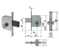 CISA 42010-50-0 SERR CANCELLO CIL FISSO