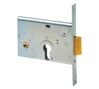 Serratura metallo infilare 44145 cisa b.q zinc f.mm 16 f.sagom m1+scr h.mm 82 e.