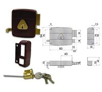 CISA 50120-70-1 SERRATURA APPLICARE CILINDRO STACCATO DX