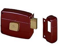 Cisa 50131 Serratura da Applicare, per Porte Legno, Entrata Sinistra, 50 mm