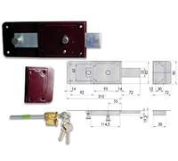 CISA 55051-50-1 SERRATURA FERROGL CILINDRO STAC DX