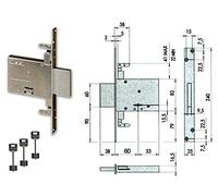 CISA 57016-62-0 KA SERRATURA D/M INF.TRI. S/A