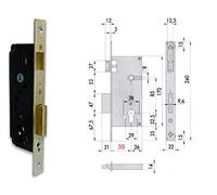 CISA 5C110-70-0 SERRATURA INFILARE CILINDRO SAGOMATO BQ F22