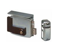 Serratura metallo applicare elettrica 11761 cisa zinc c.tondo fisso m2+scr+tett