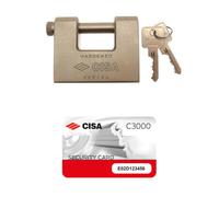CISA ART. 2855084000PP LUCCHETTO CON CHIAVE PROTETTA DALLA DUPLICAZIONE ABUSIVA