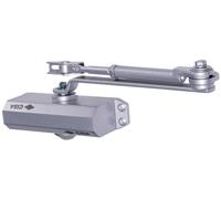 Cisa CHIUDIPORTA AEREO CON FERMO Art. 60471 x porte mm. 1000 col. Argento